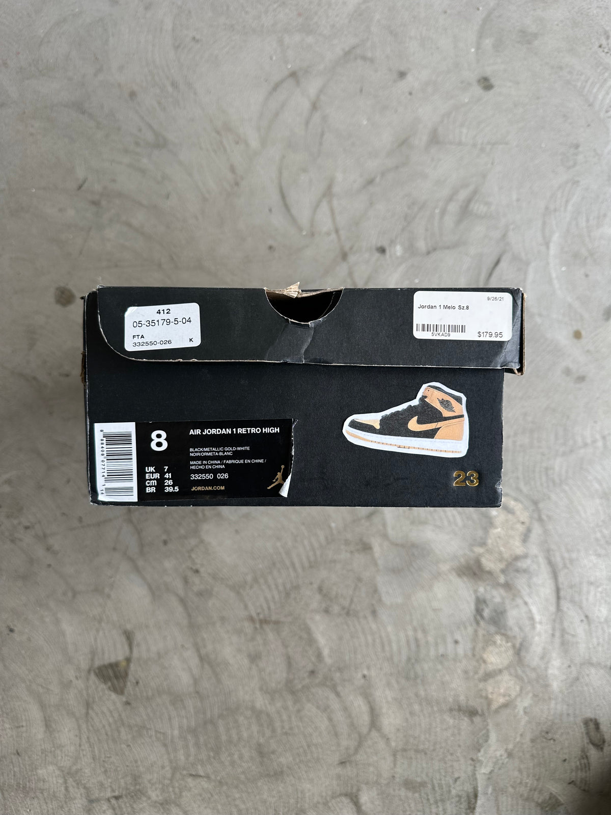 Jordan 1 Melo Sz. 8