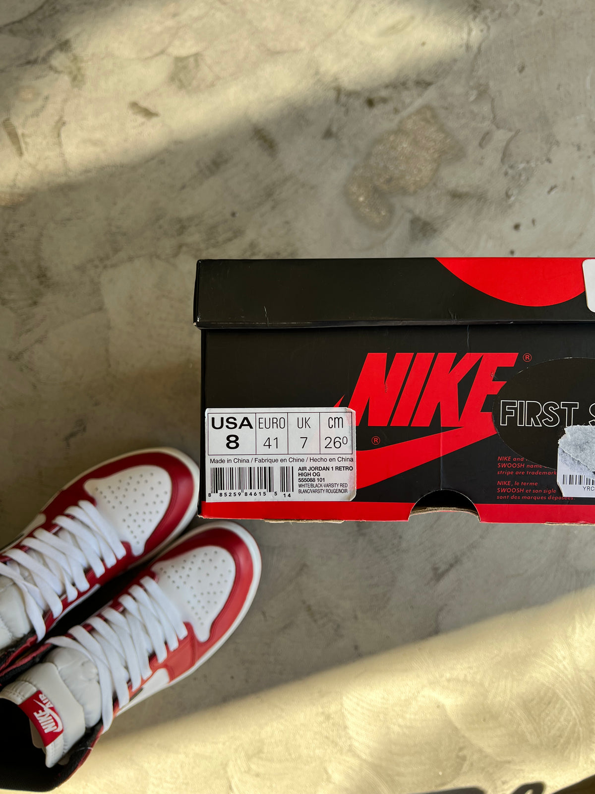 Jordan 1 Chicago Sz. 8