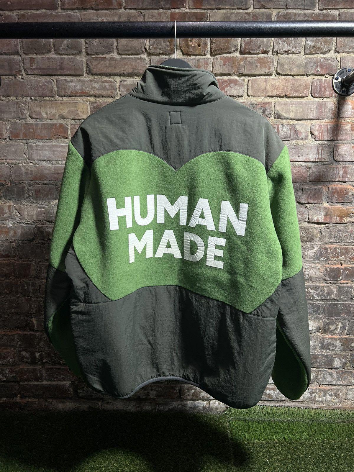 Human Made Green Fleece Jacket Sz. XL