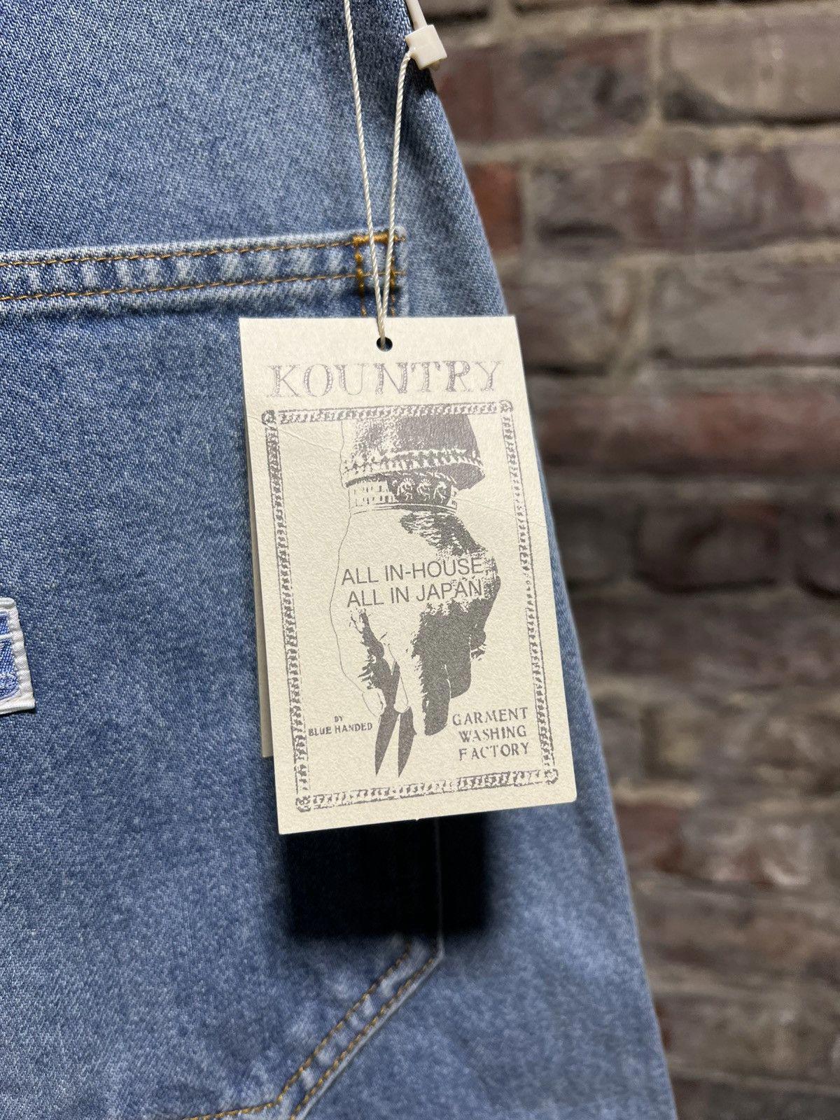 Kapital Gemstone Studded Carpenter Jean Shorts