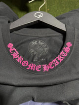 Chrome Hearts Black/Pink Neck Logo L/S Sz. L