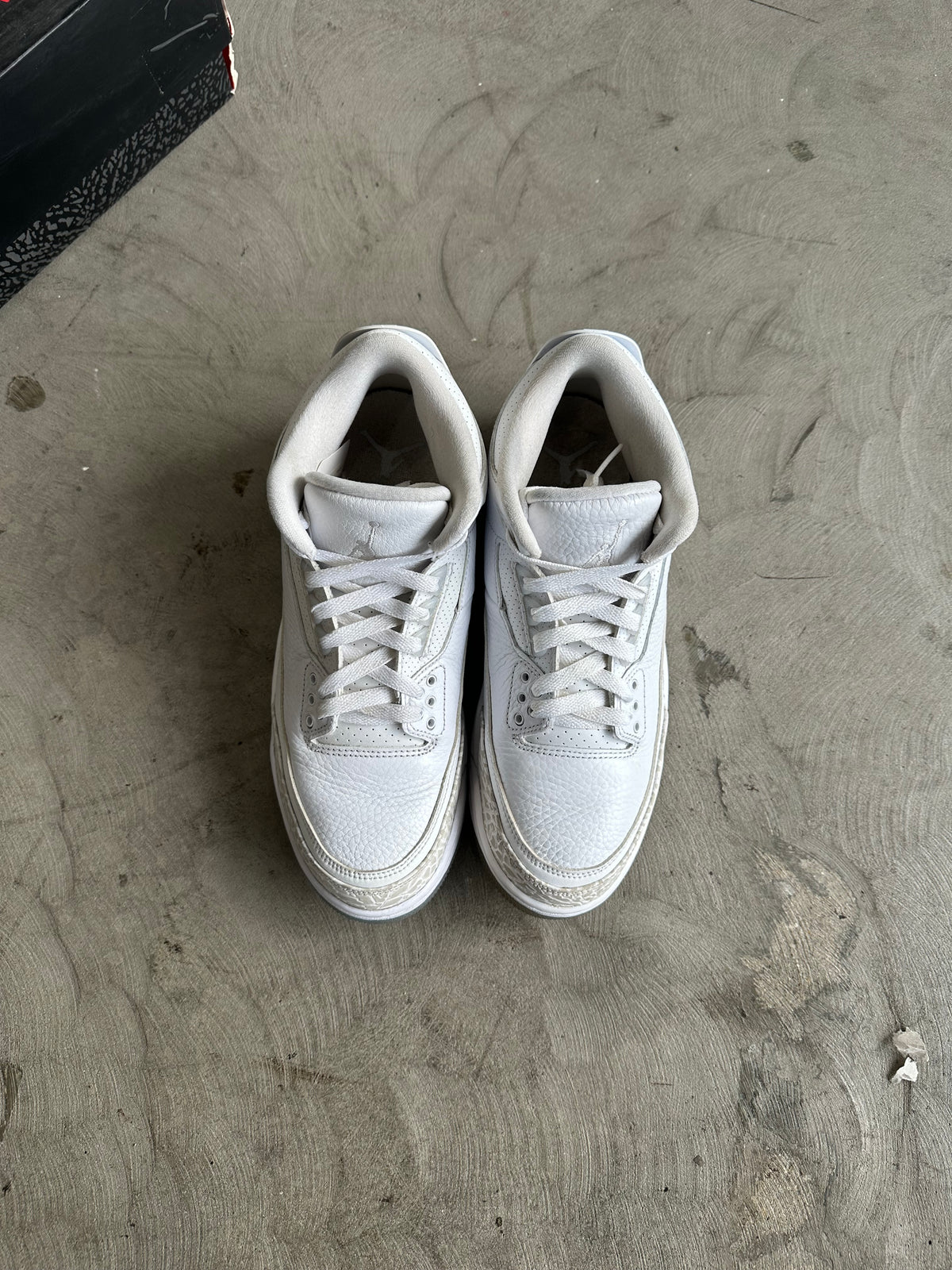 Jordan 3 Pure White Sz. 8.5