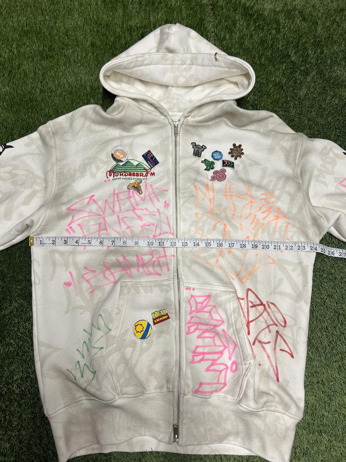 Murd333r.FM Complexcon Exclusive 1/1 Signed Graffiti Hoodie