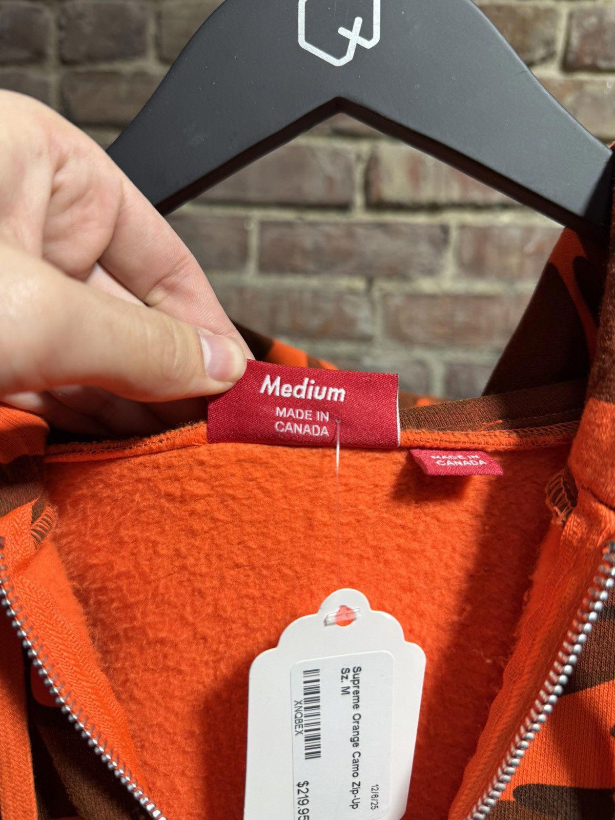 Supreme Orange Camo Zip-Up Sz. M