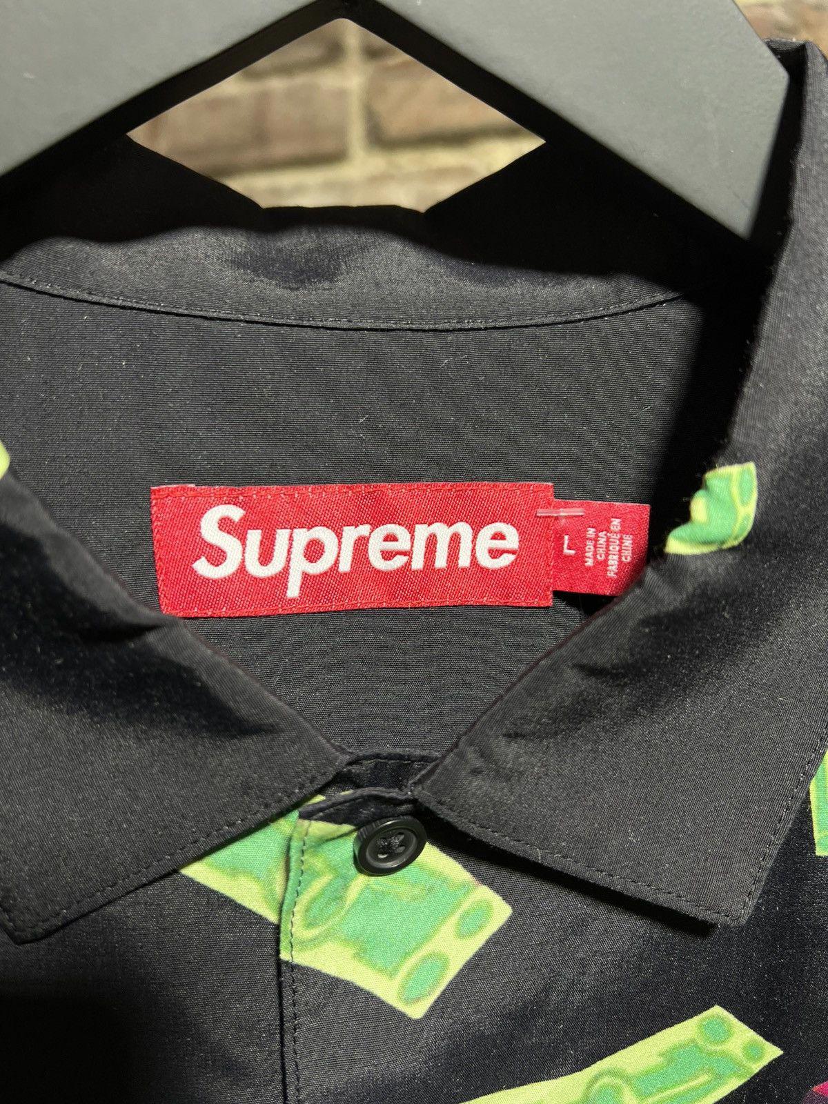 Supreme All Dogs Go To Heaven Button-Up Black Sz. L