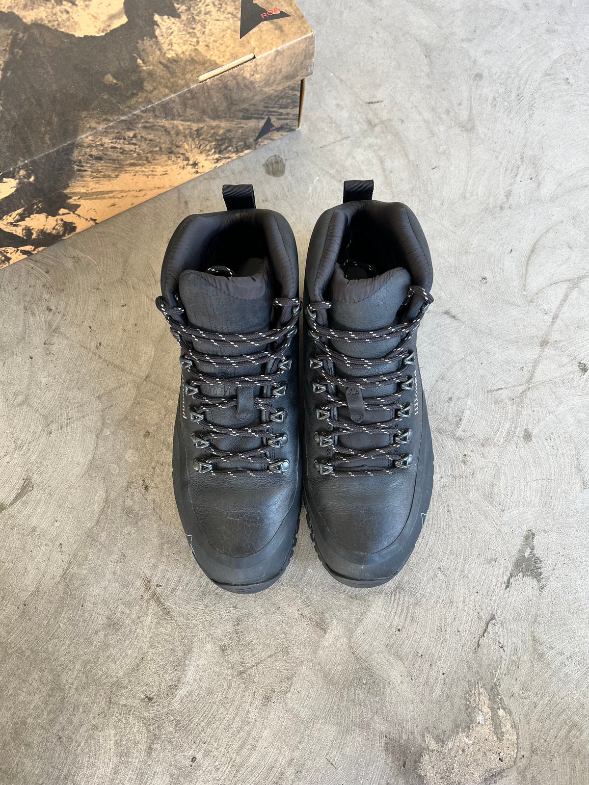 ROA x JJJound Black Boots Sz. 41