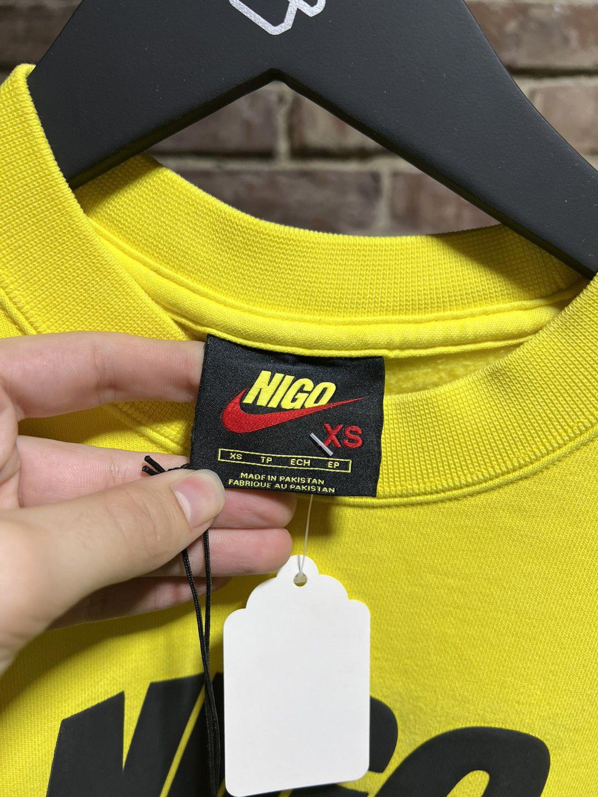 Nigo x Nike Yellow Fleece Crewneck Sz. XS
