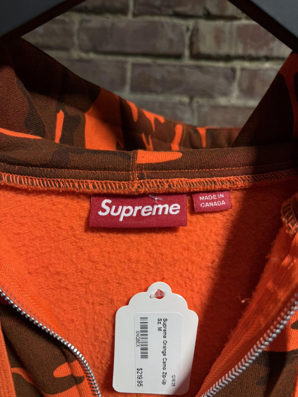 Supreme Orange Camo Zip-Up Sz. M