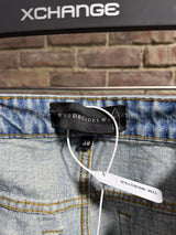 Who Decided War Side Embroidered Multicolor Denim Sz. 38