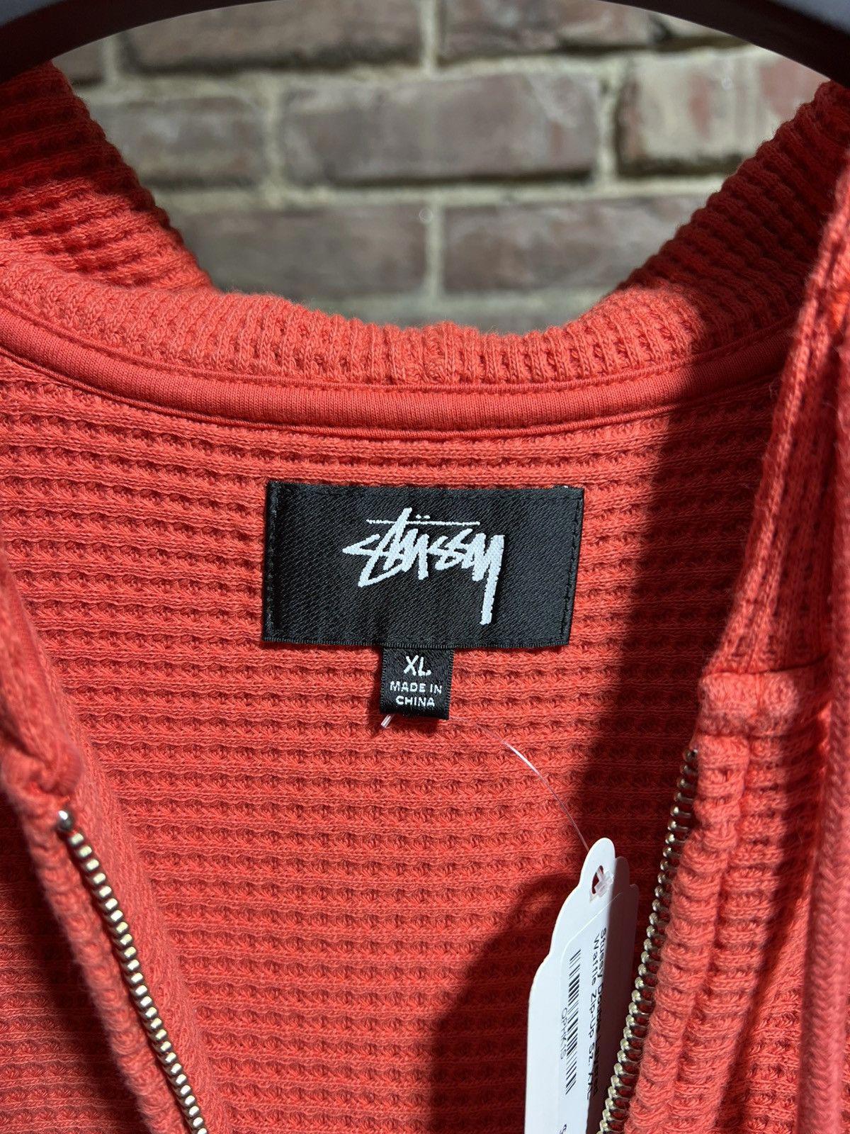 Stussy Double Layered Waffle Knit Zip-Up Sz. XL