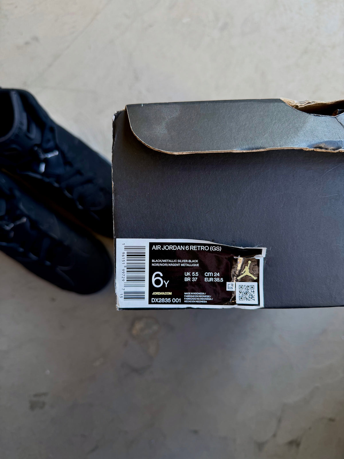 Jordan 6 Chrome Sz. 6Y