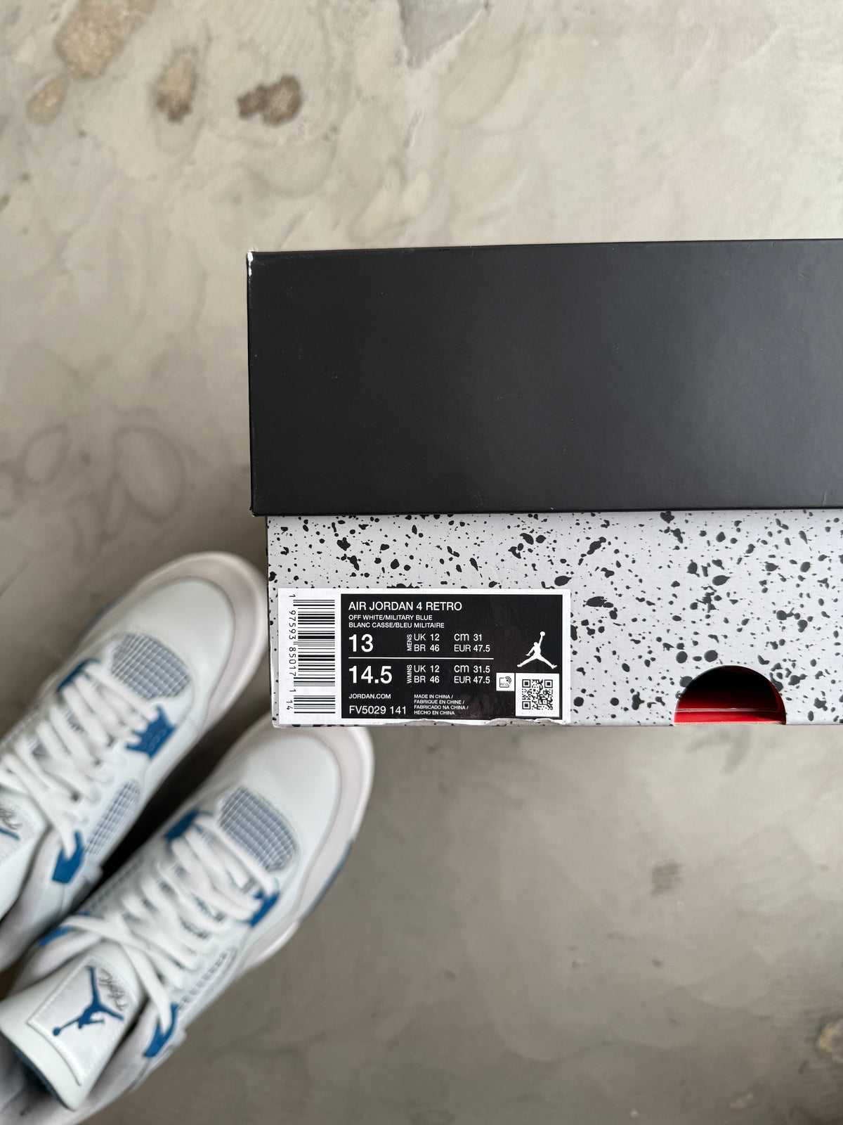 Jordan 4 Military Blue Sz. 13