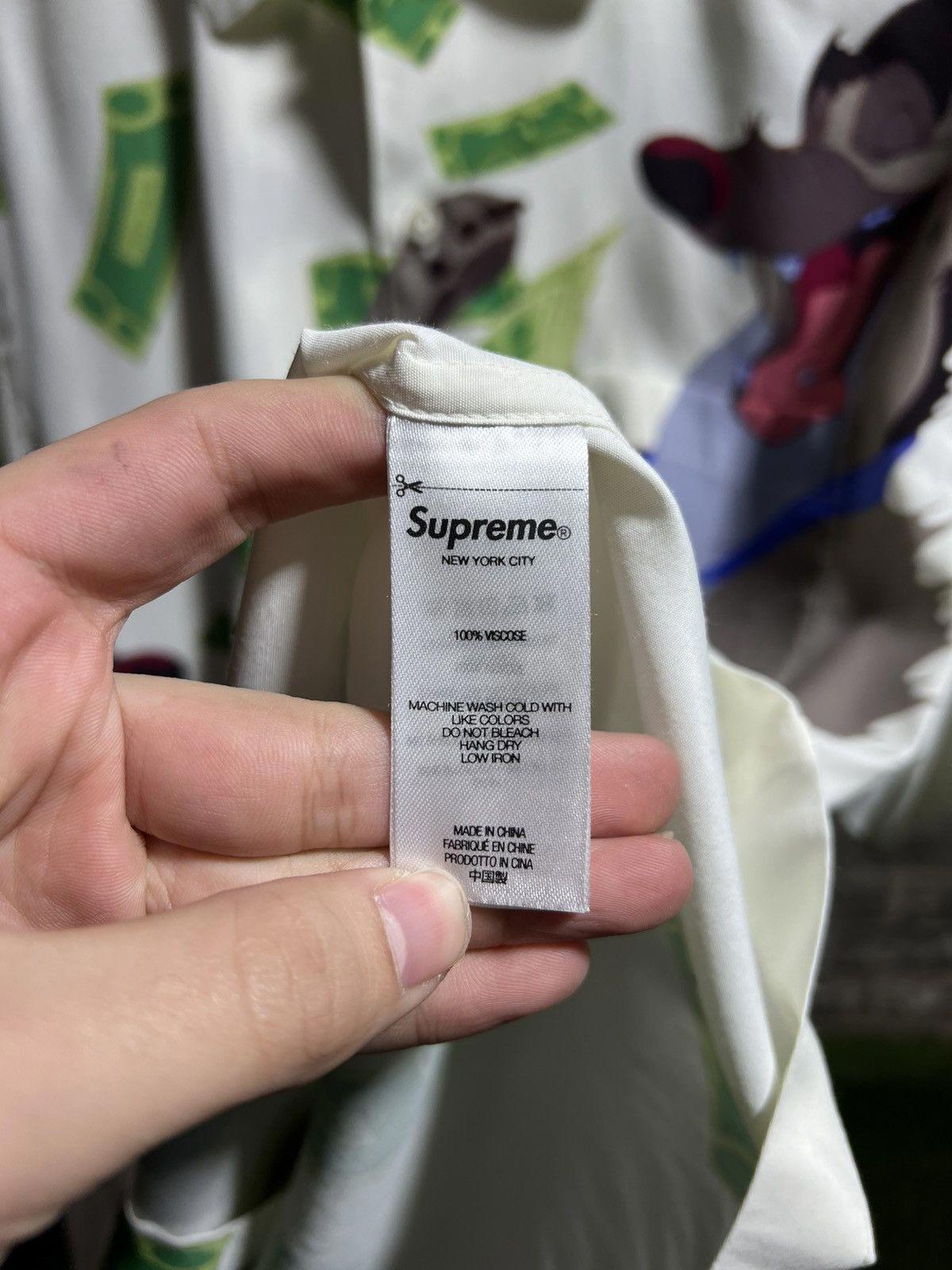 Supreme All Dogs Go To Heaven Button Up White Sz. M