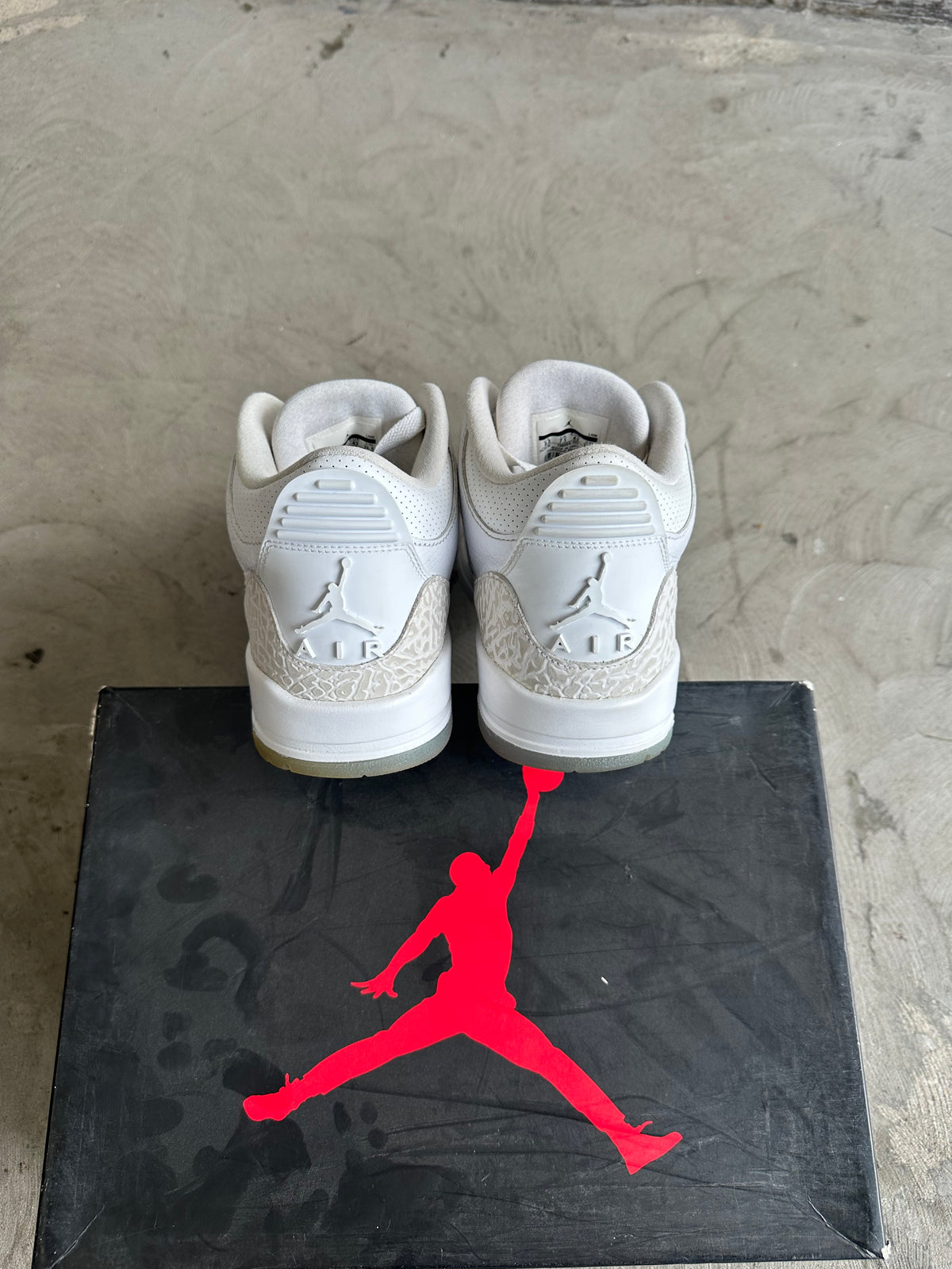 Jordan 3 Pure White Sz. 8.5