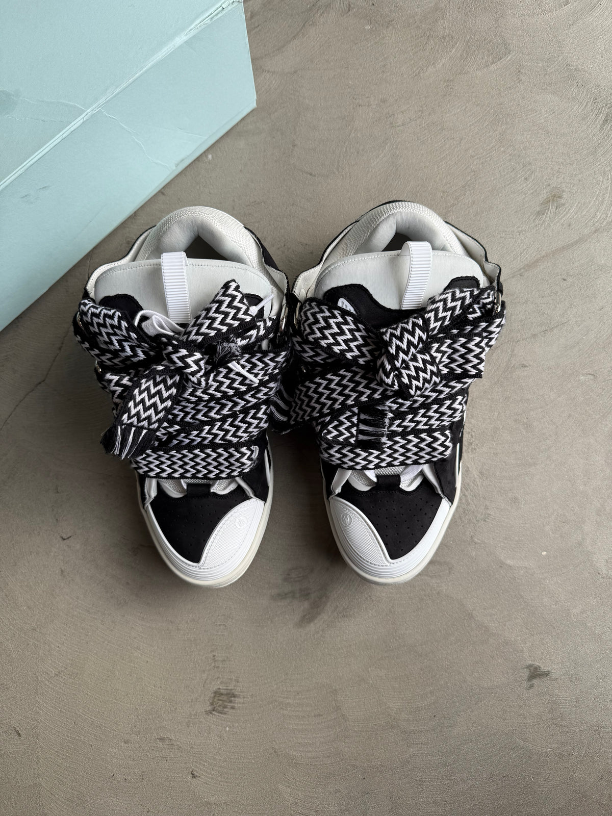 Lanvin Curb Sneaker Black/White Sz. 43