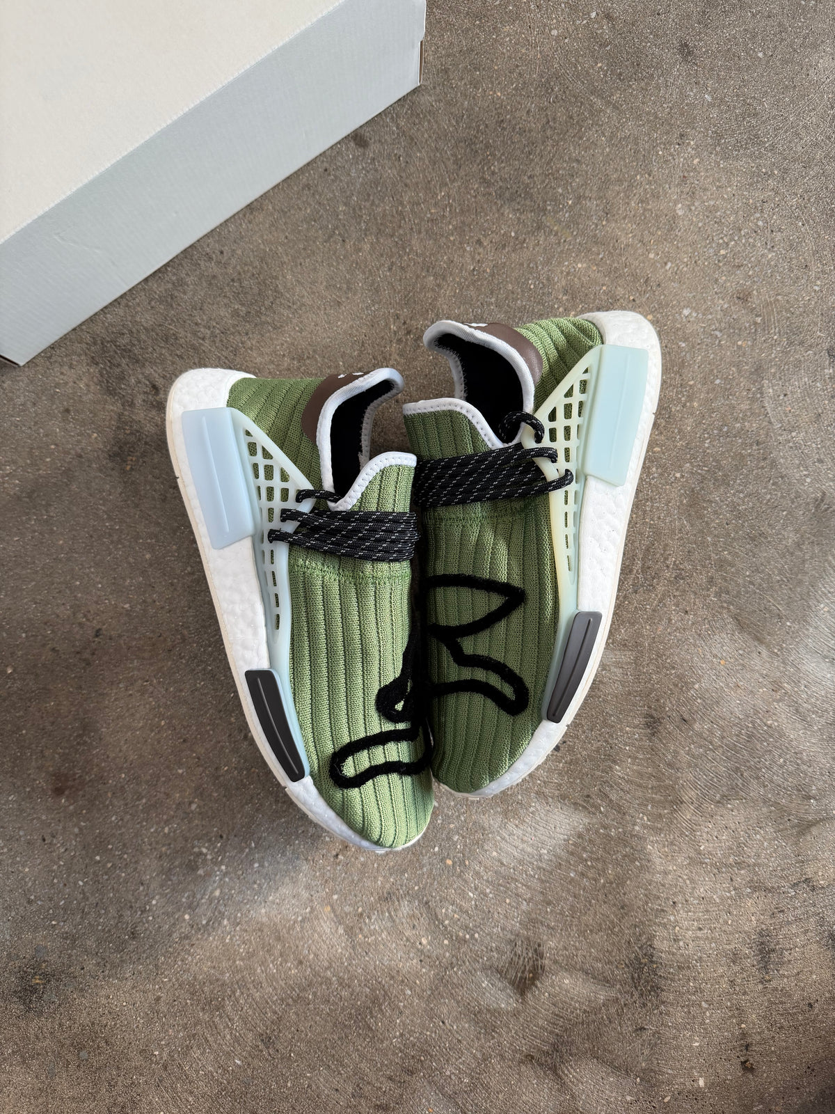 BBC x Adidas HU NMD Green Sz. 10