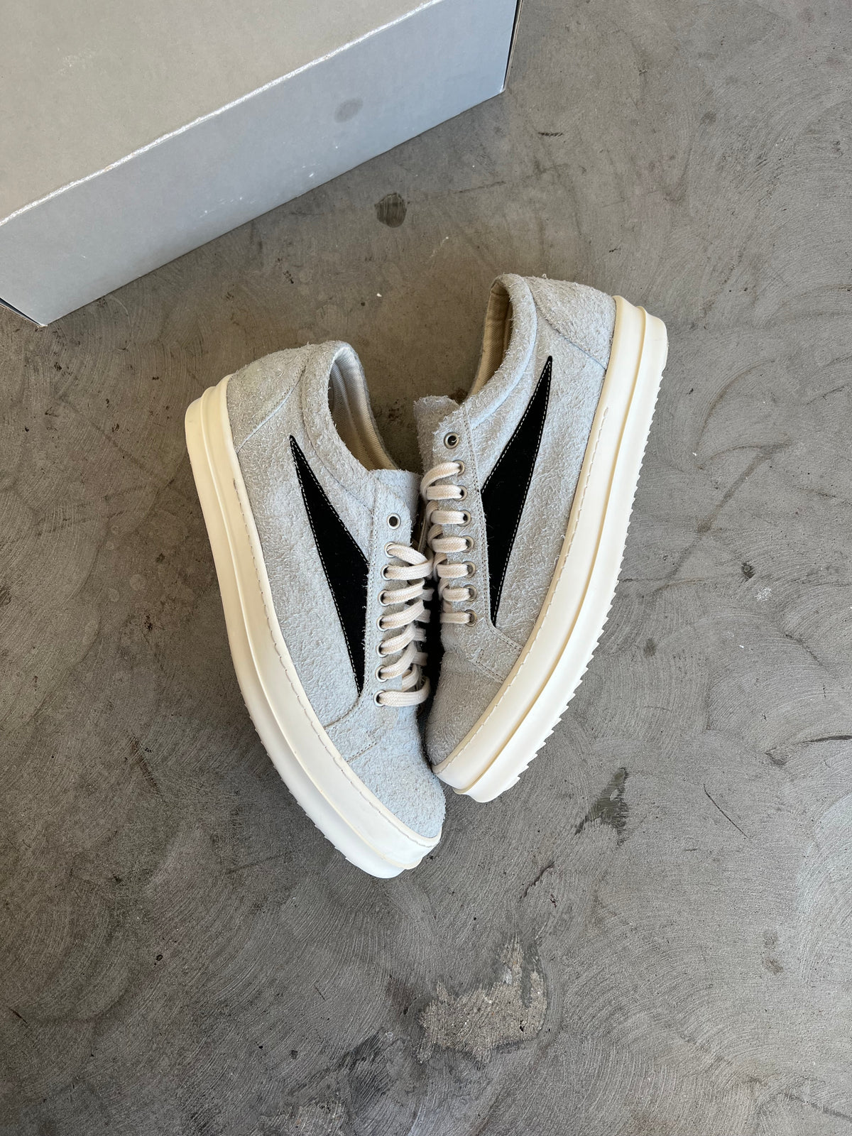 Rick Owens Drkshdw Vintage Low Grey Sz. 46