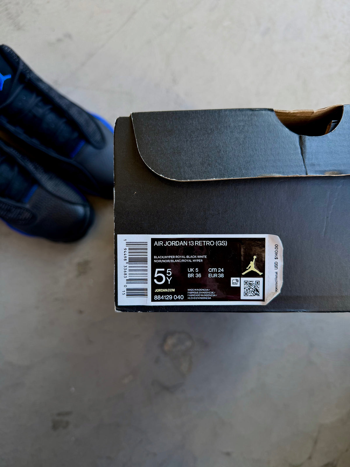 Jordan 13 Hyper Royal Sz. 5.5Y