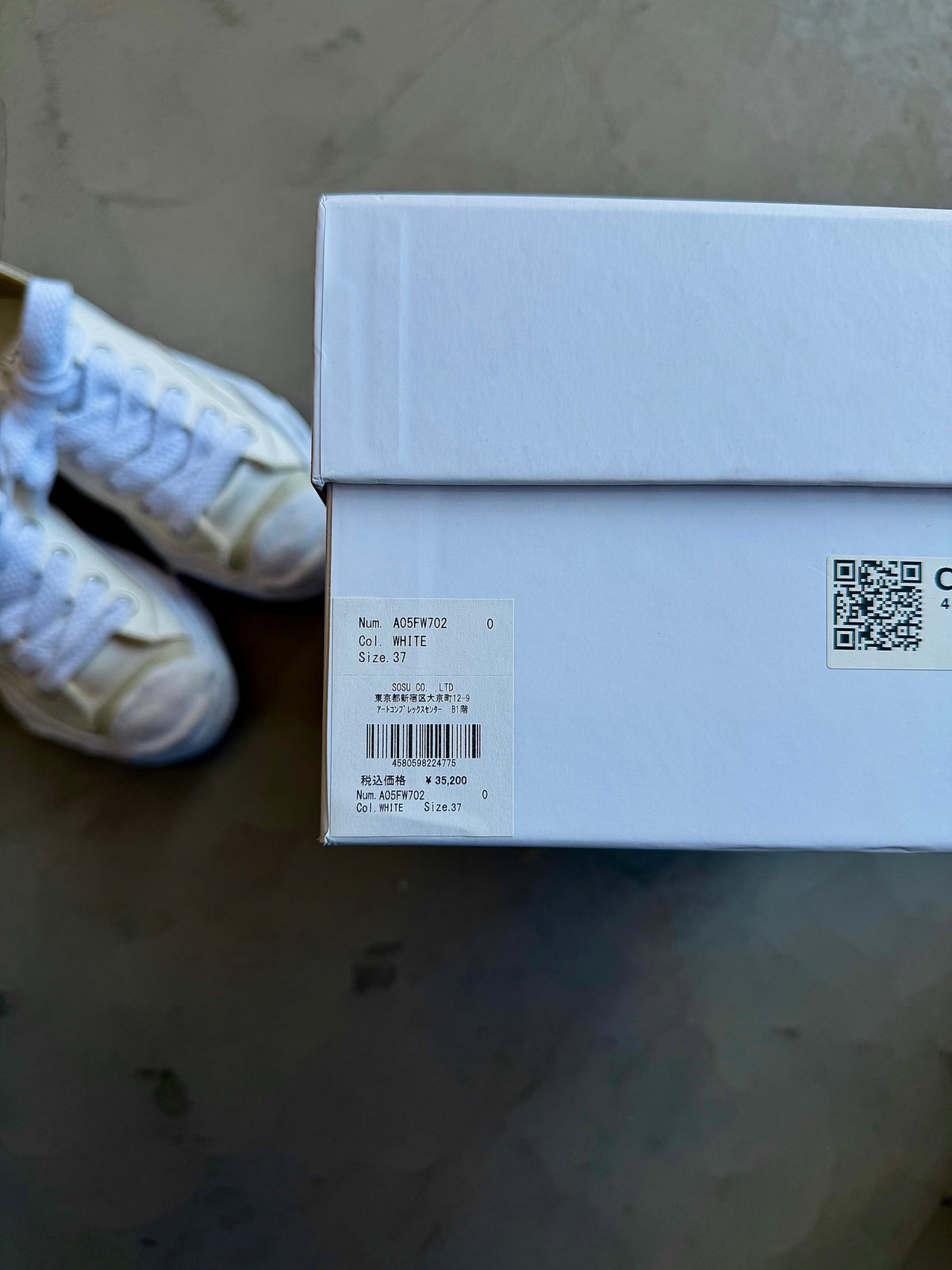 Maison Mihara Peterson White Sz. 37