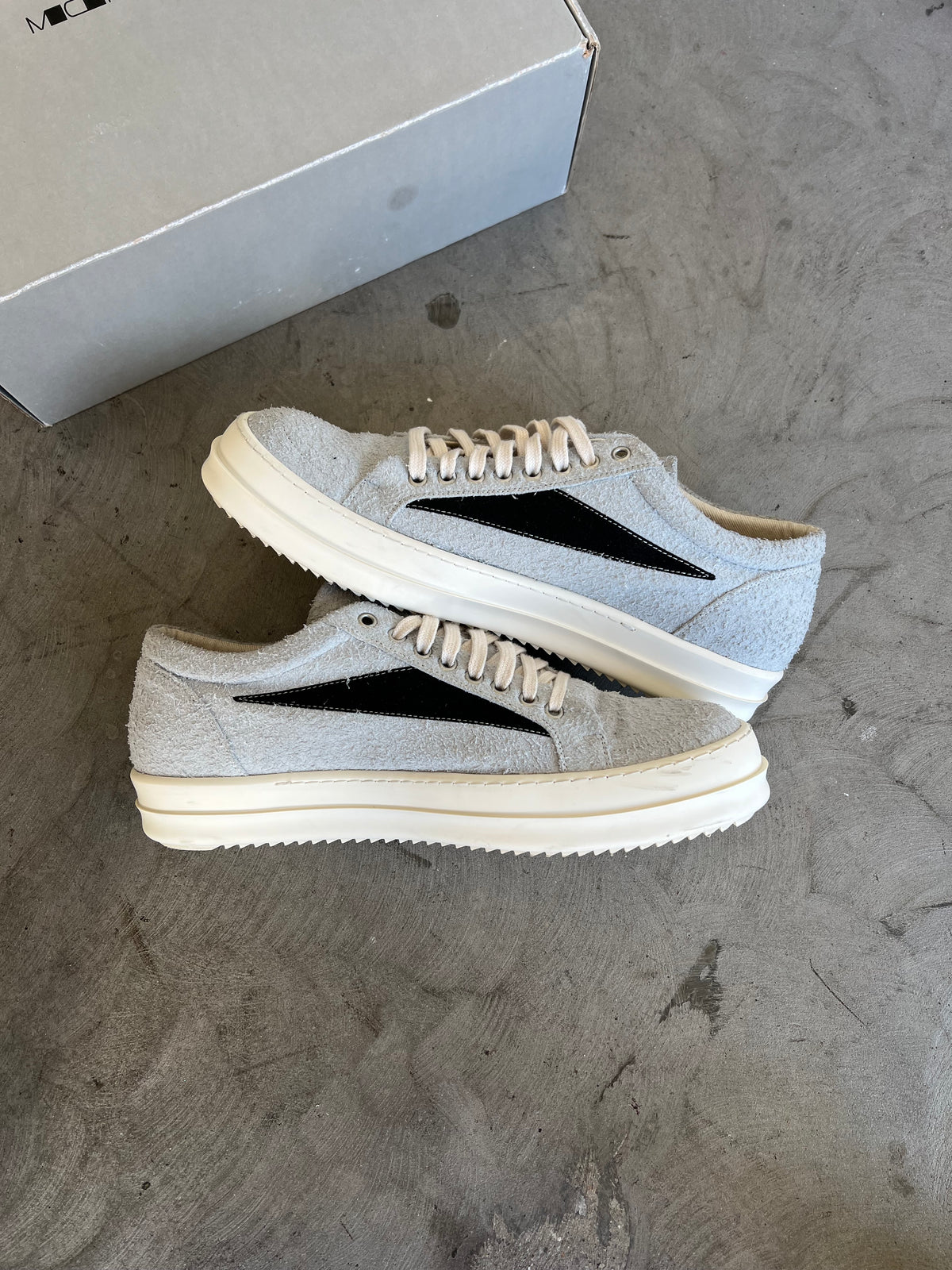 Rick Owens Drkshdw Vintage Low Grey Sz. 46
