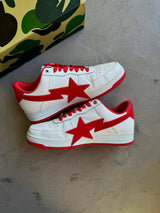 Bapesta Low Big Sta White/Red Sz. 12