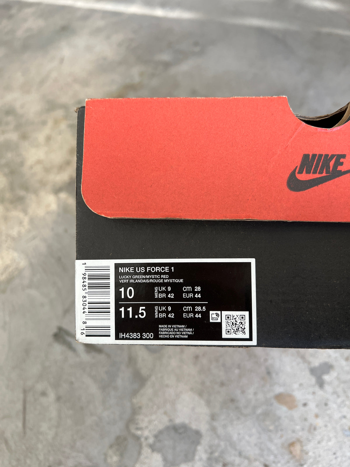 Lil Yachty x Nike Air Force 1 Lucky Green Sz. 10