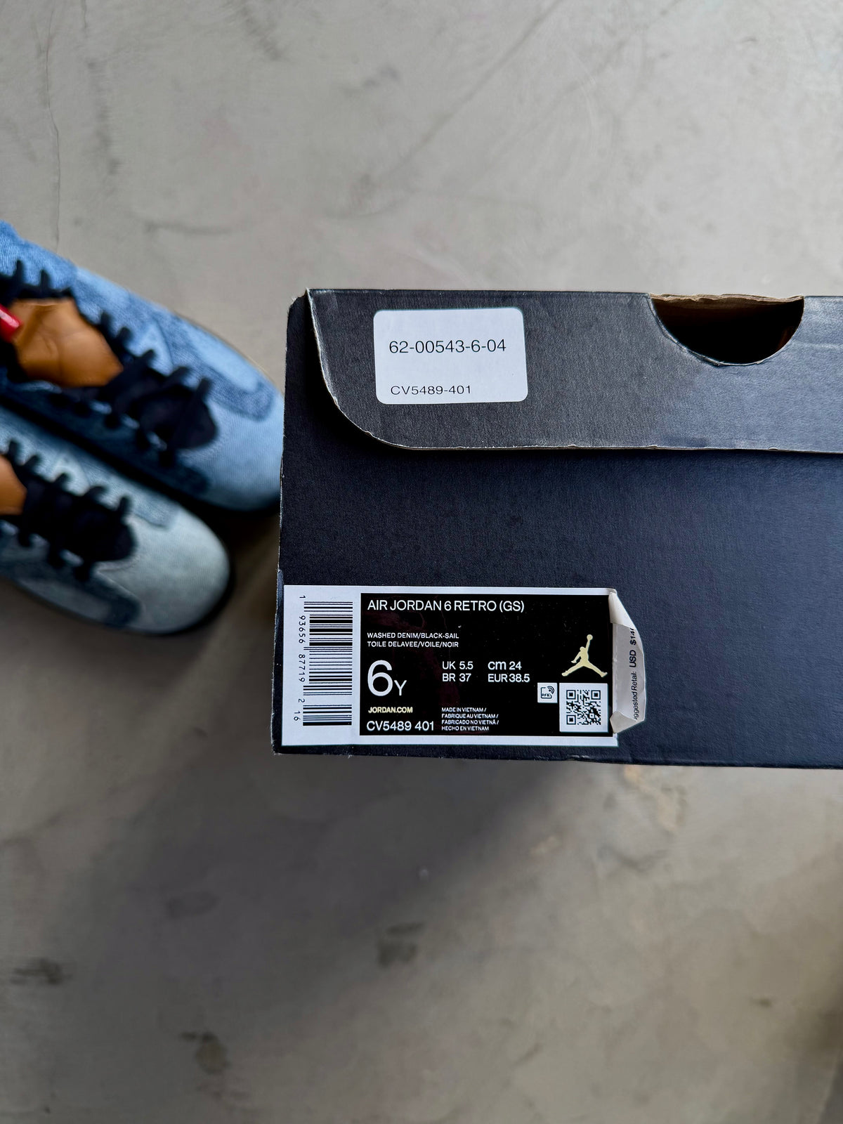 Jordan 6 Denim Sz. 6Y