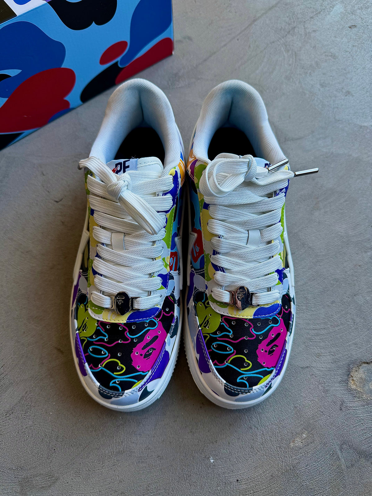 Bapesta Low Multi-Color Sz. 8.5
