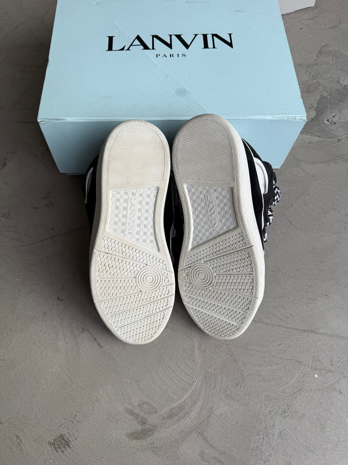 Lanvin Curb Sneaker Black/White Sz. 43