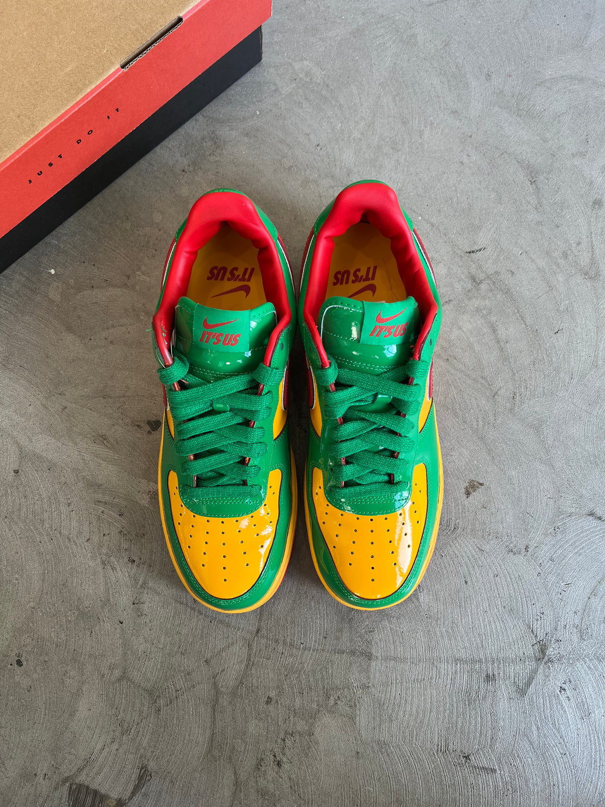 Lil Yachty x Nike Air Force 1 Lucky Green Sz. 10