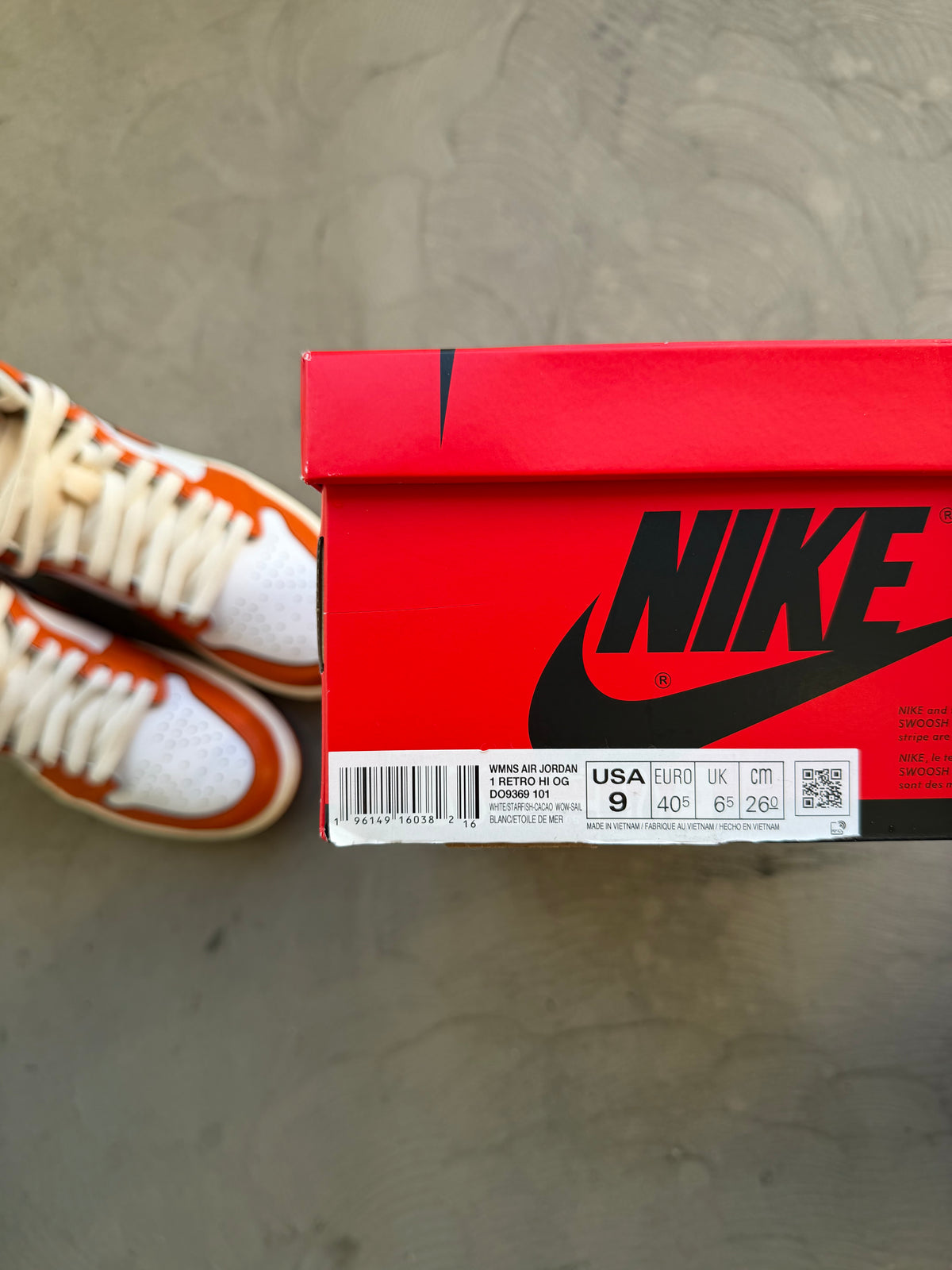 Jordan 1 High Starfish Sz. 7.5M