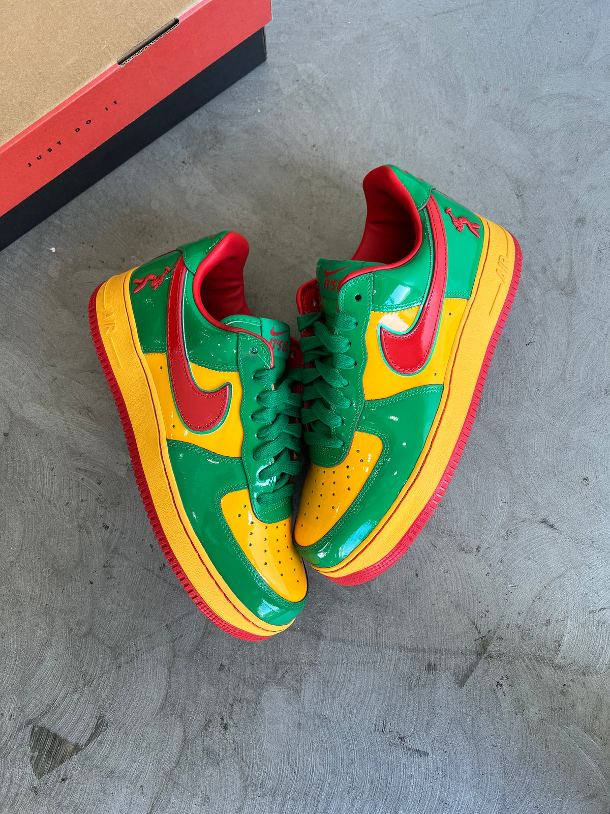 Lil Yachty x Nike Air Force 1 Lucky Green Sz. 10