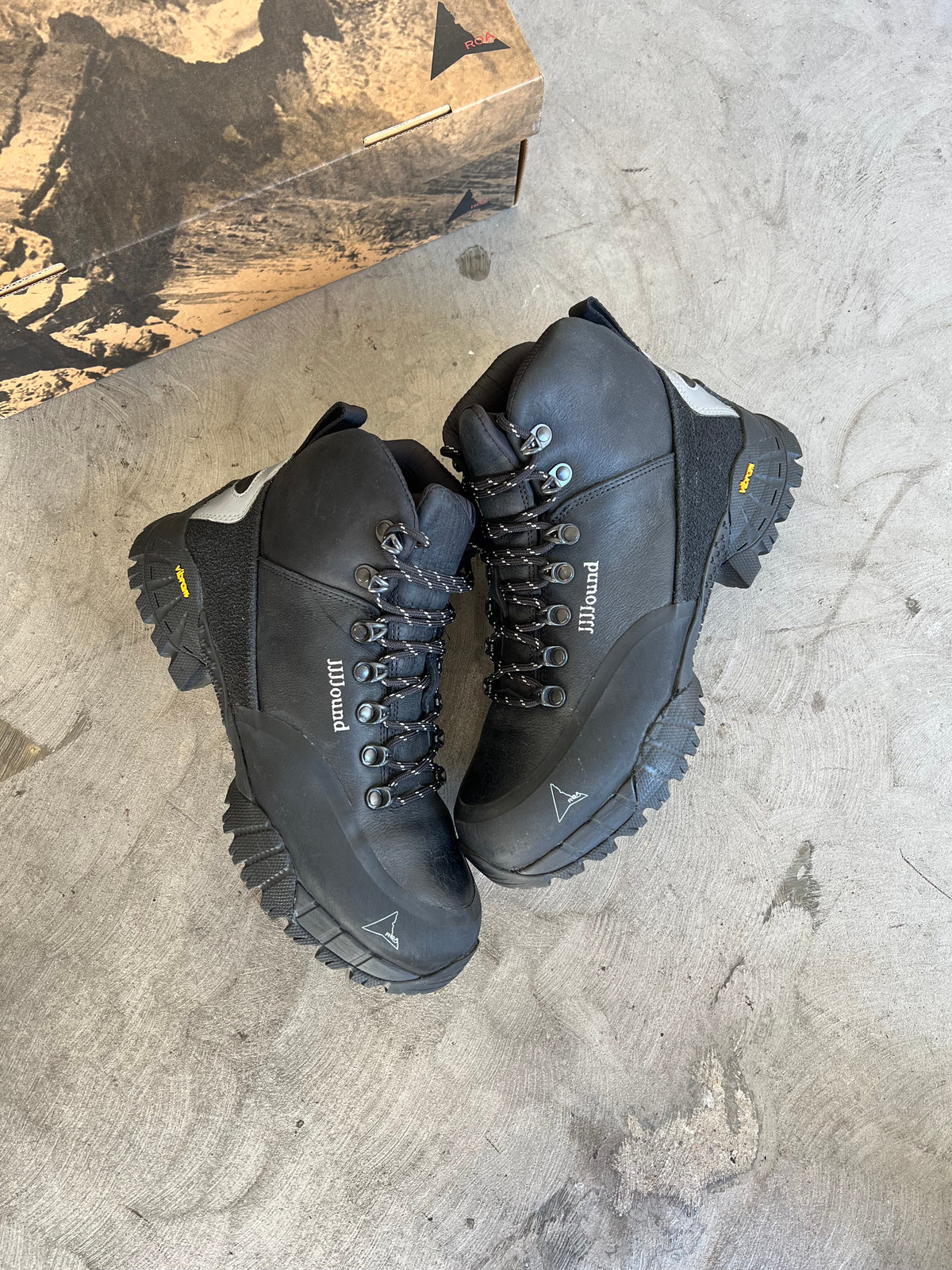 ROA x JJJound Black Boots Sz. 41