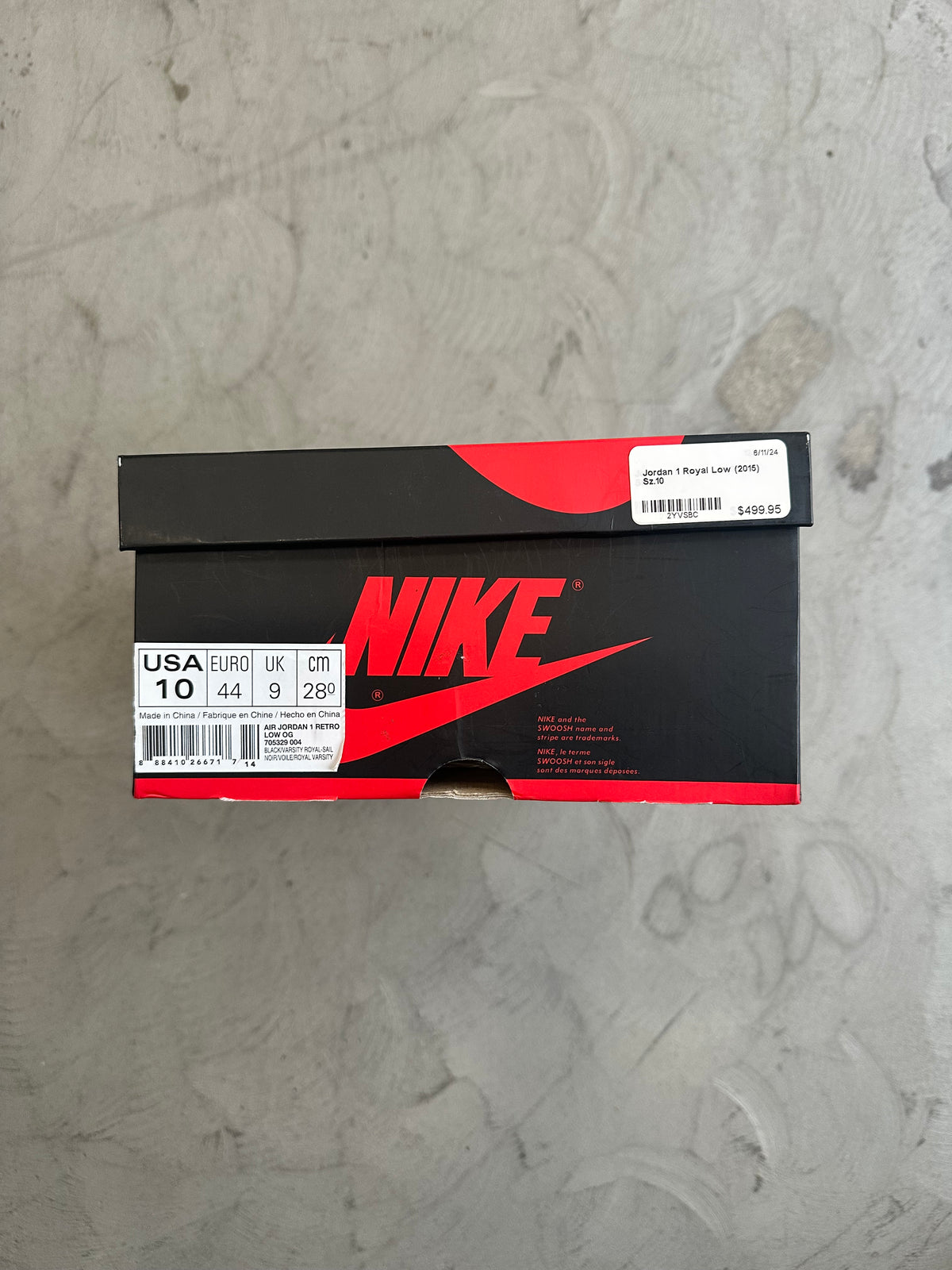 Jordan 1 Low Royal Sz. 10