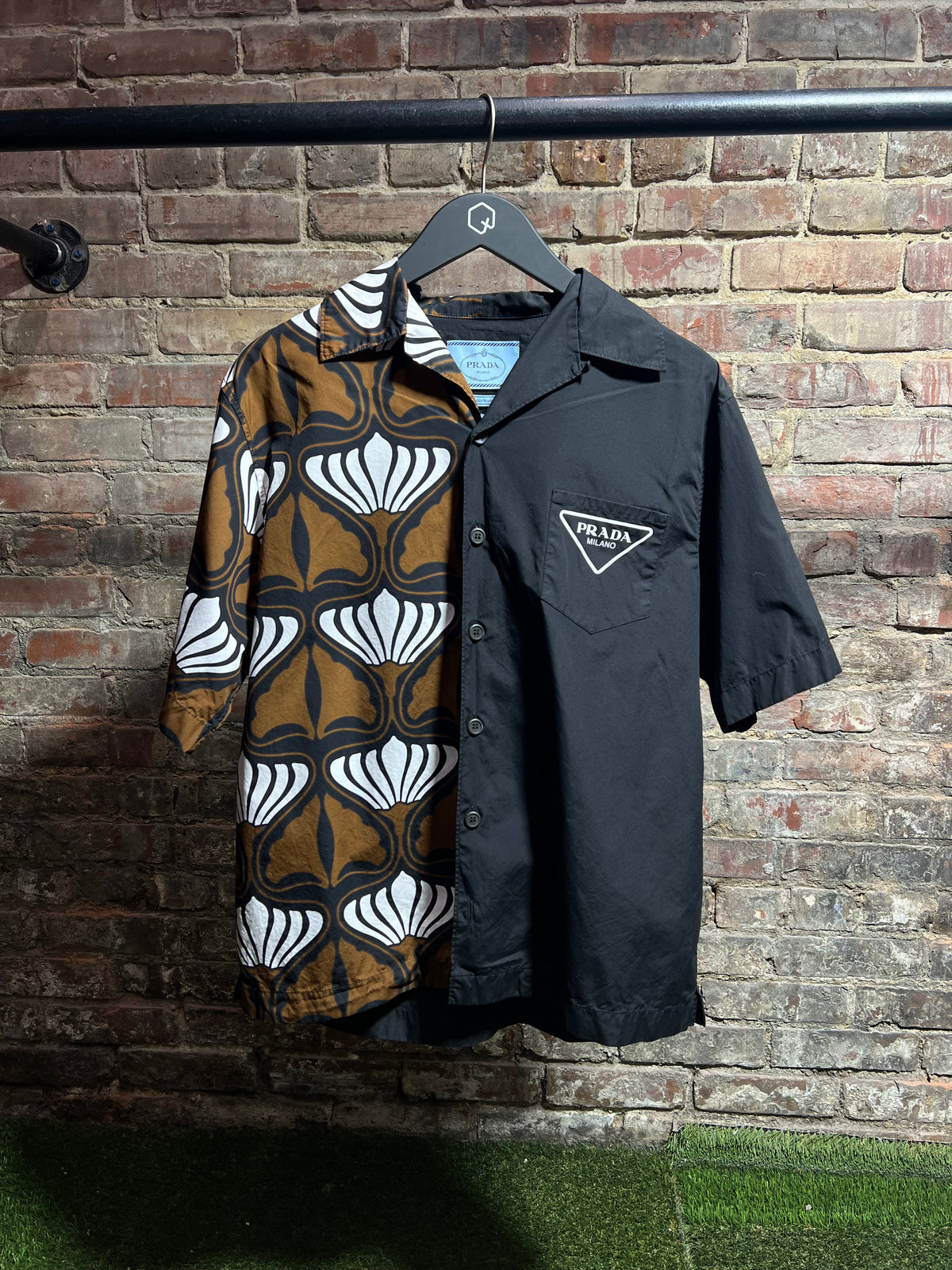 Prada Milano Split Button-Up