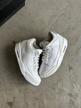 Jordan 3 Pure White Sz. 8.5