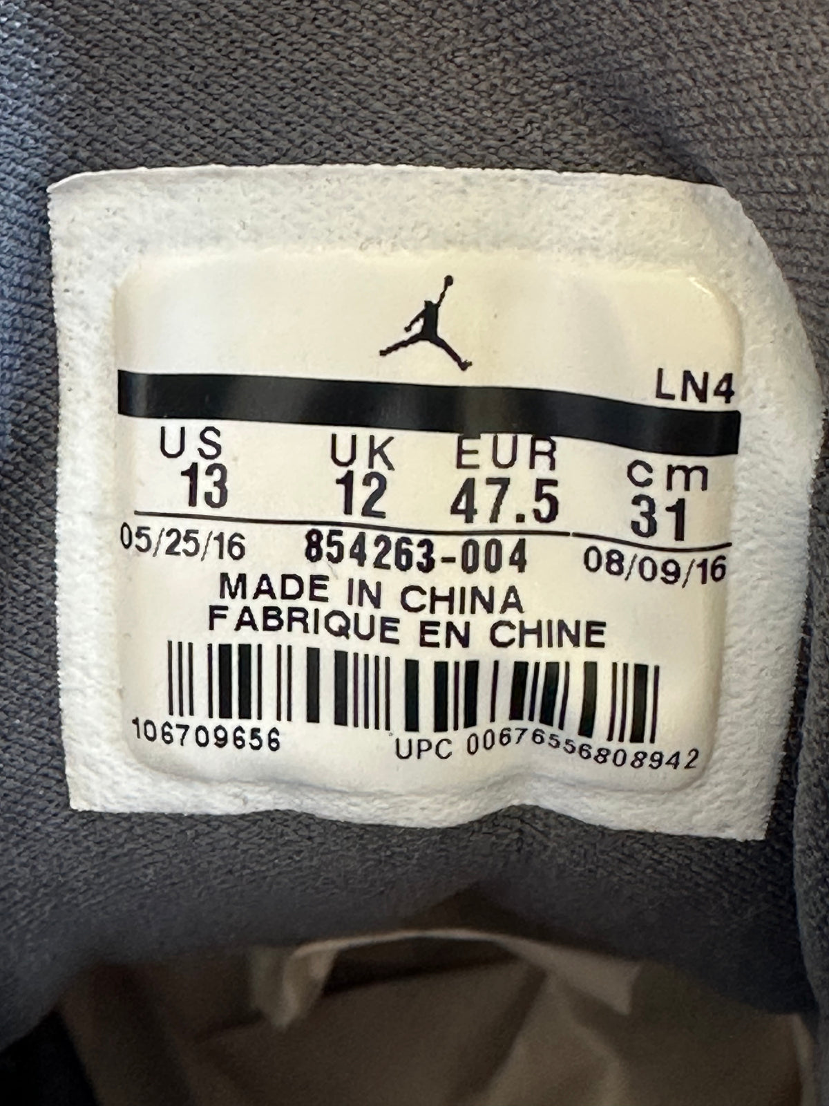Jordan 3 Wool Sz. 13