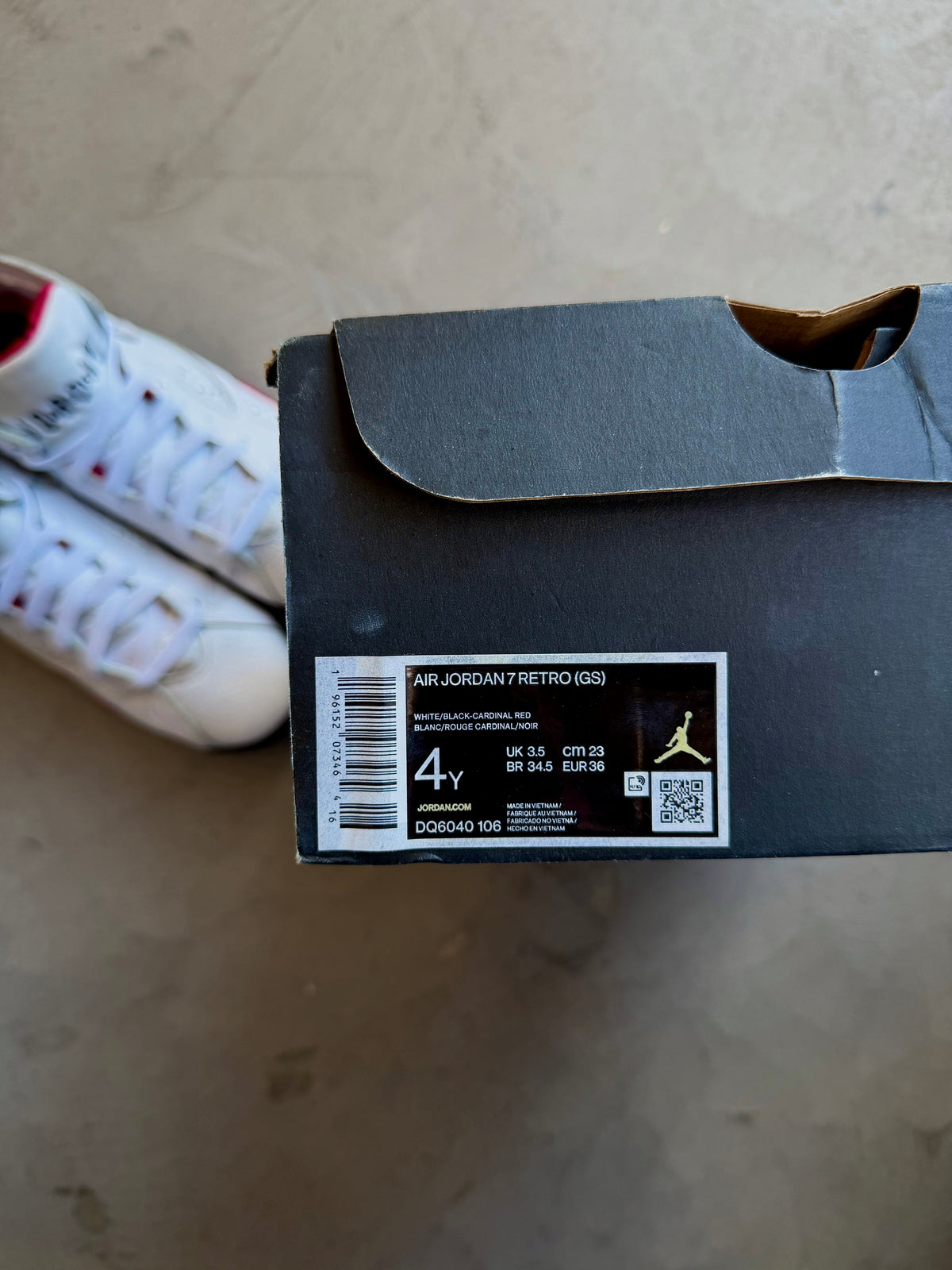 Jordan 7 Cardinal Sz. 4Y