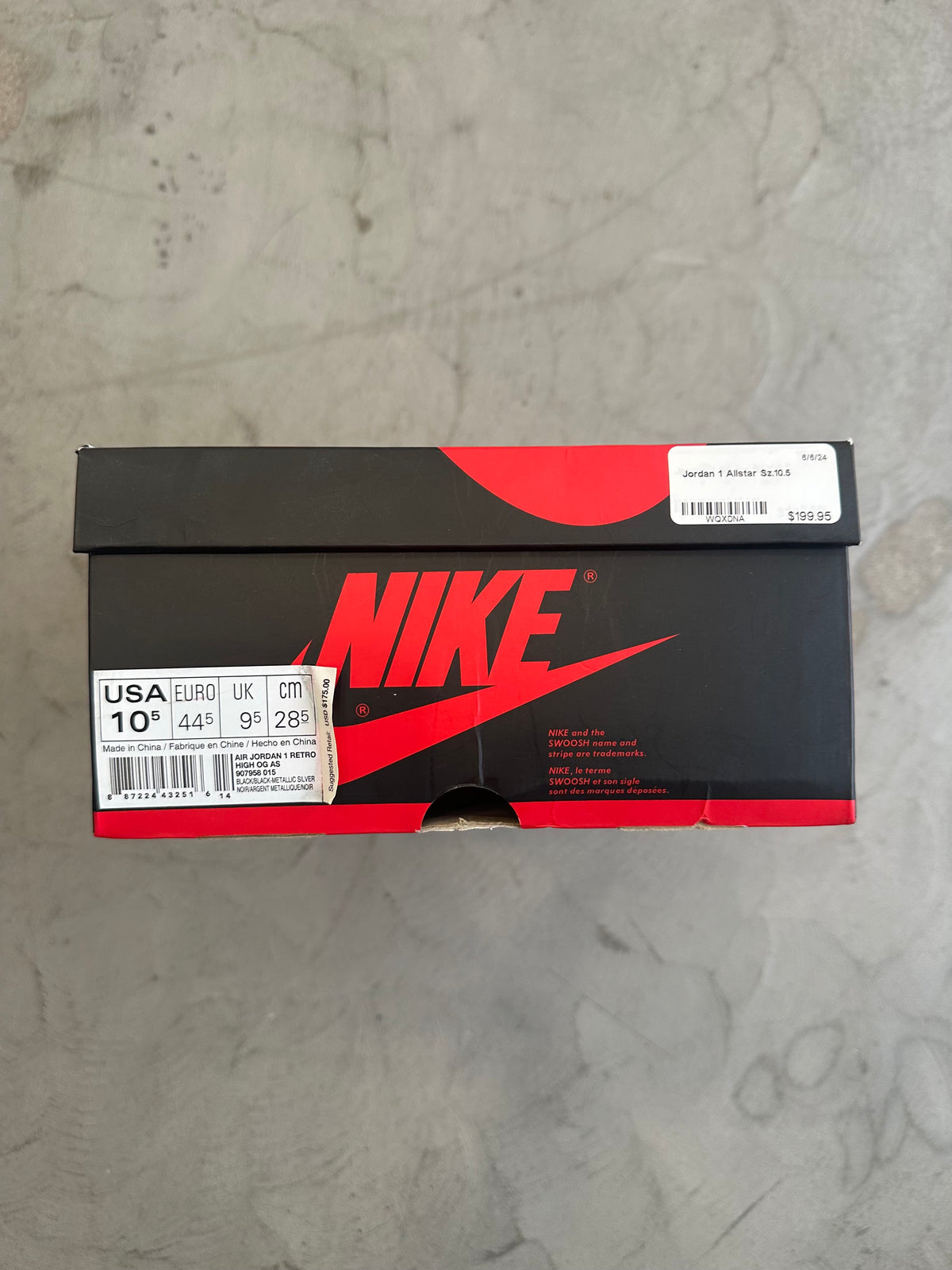 Jordan 1 Chameleon Allstar Sz. 10.5