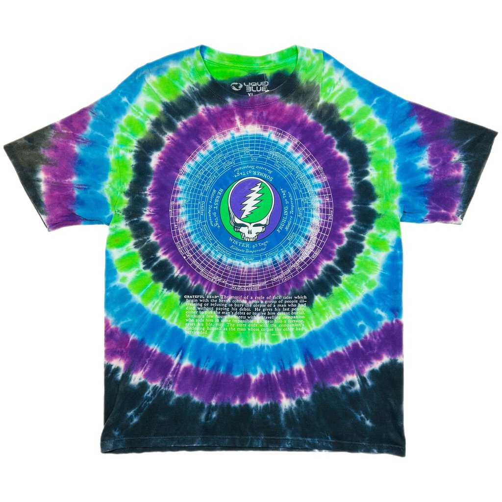 Liquid Blue All Over Tee Sz. XL