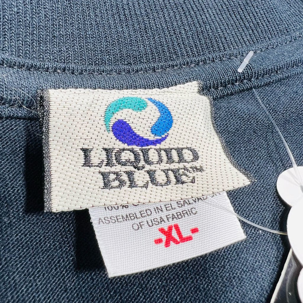 Liquid Blue Skull Tee Sz.L