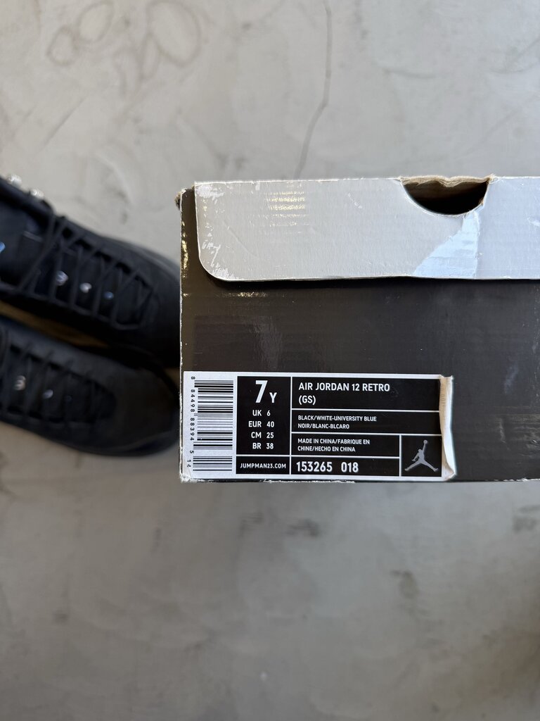 Jordan 12 University Blue Sz.7