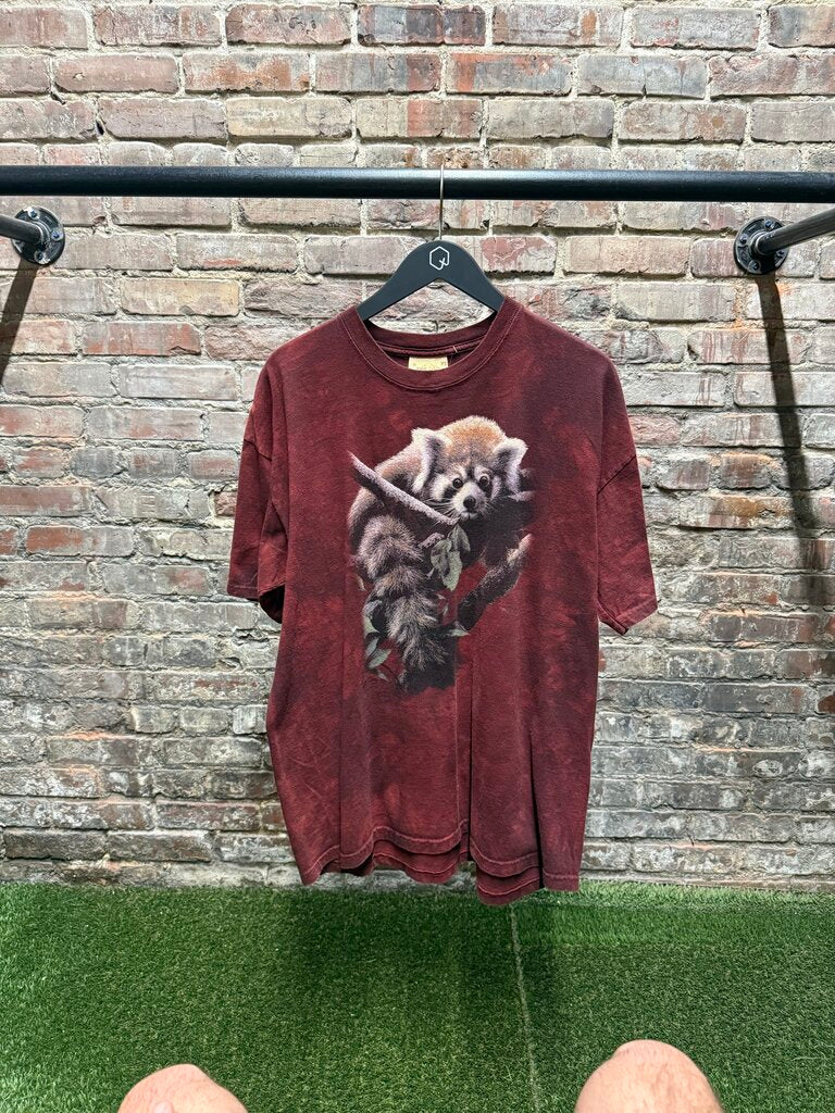 The Mountains Red Panda Tee Sz.XL