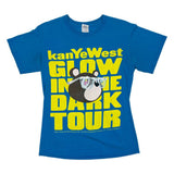 Vintage Kanye West Glow In The Dark Tour Tee Blue Sz. S