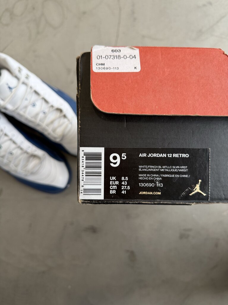 Jordan 12 French Blue Sz. 9.5