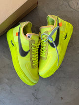 Nike Air Force 1 x Off White Volt Sz. 7.5