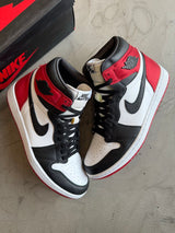 Jordan 1 Satin Black Toe Sz. 10.5M | 12W