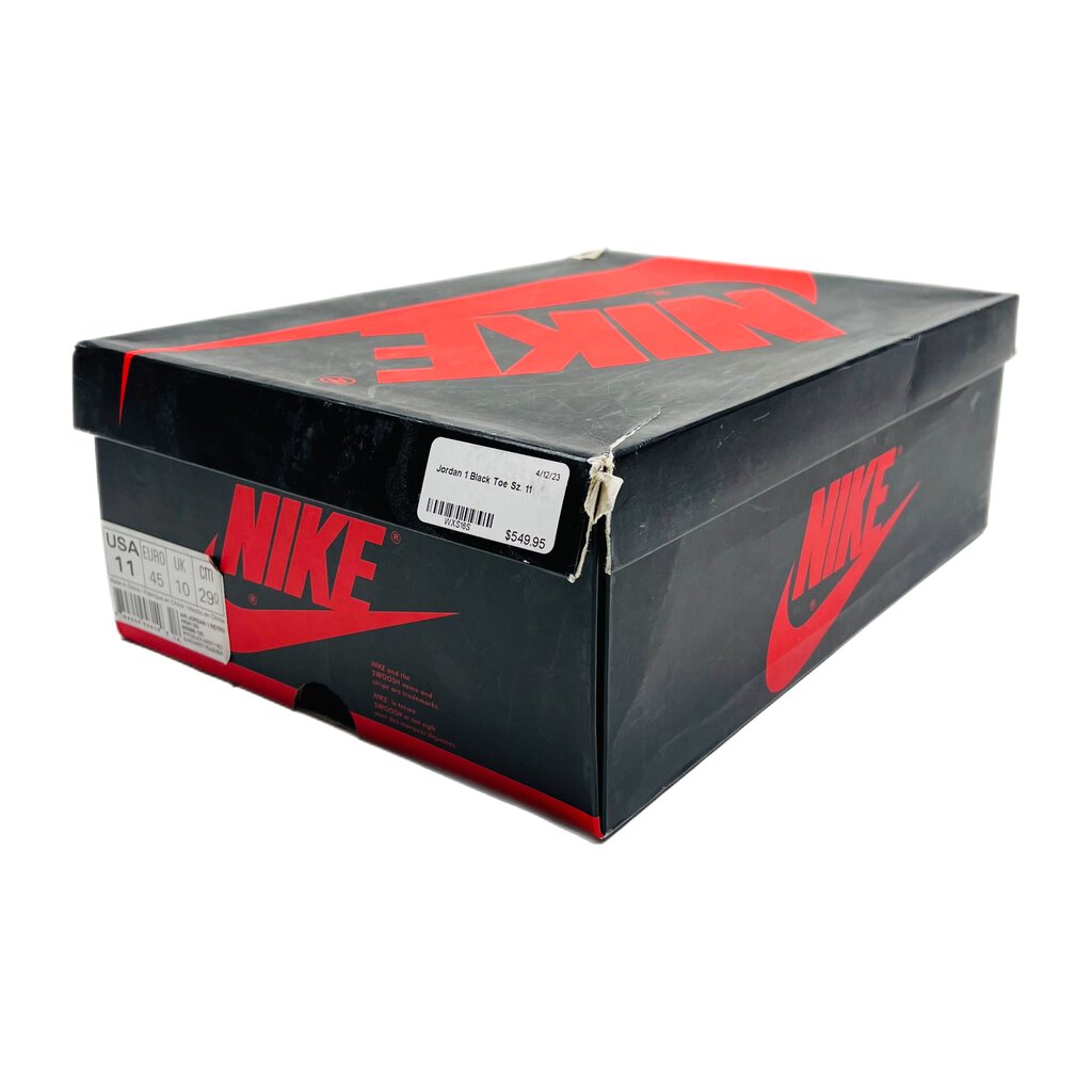 Jordan 1 Black Toe Sz. 11