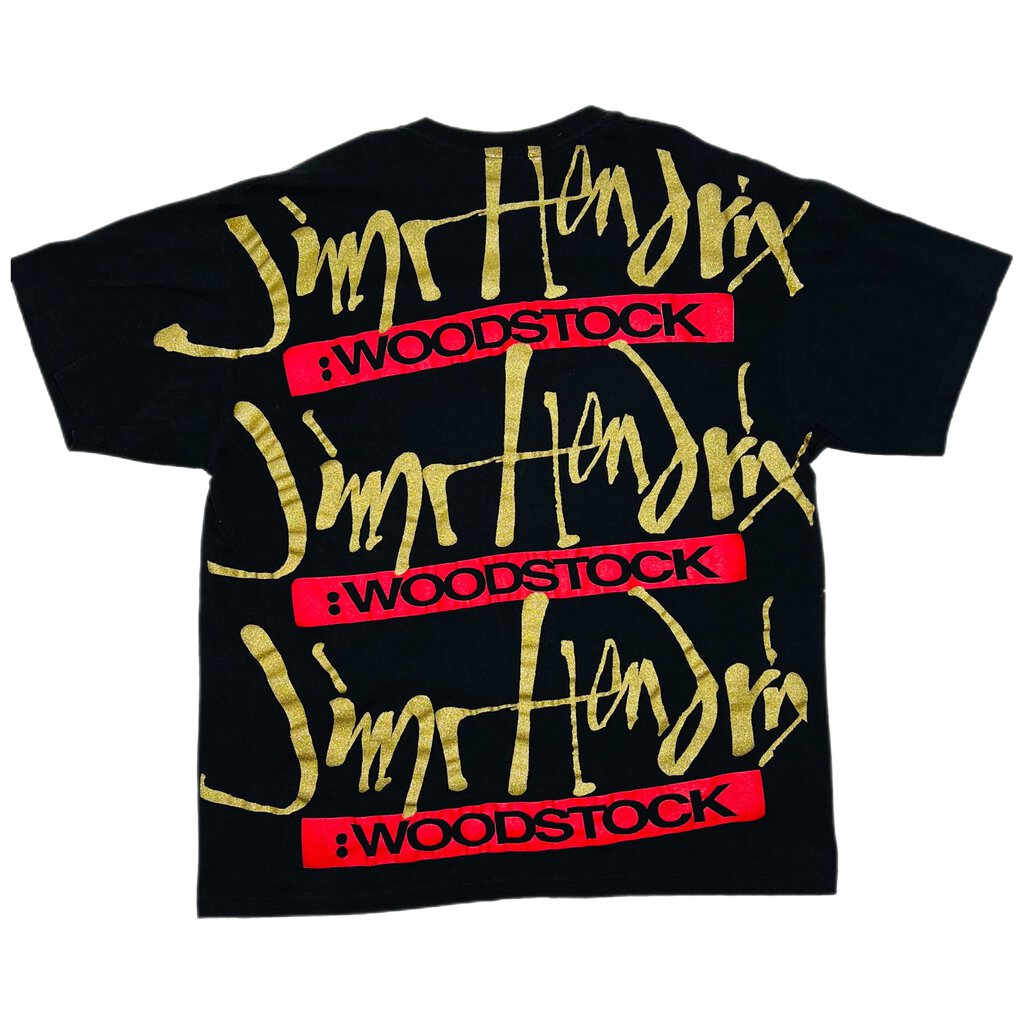 Jimi Hendrix Woodstock Tee Black Sz. XL
