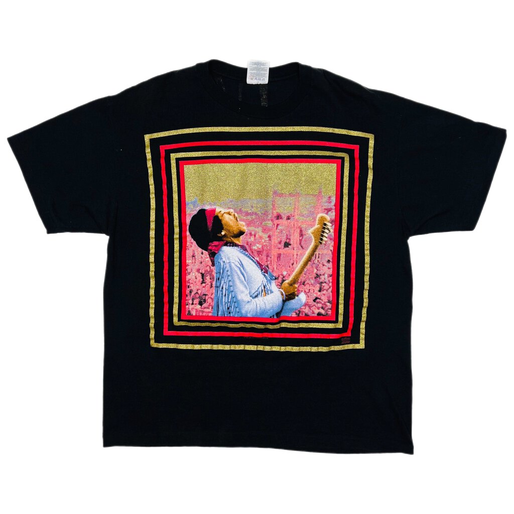 Jimi Hendrix Woodstock Tee Black Sz. XL